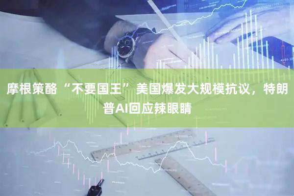 摩根策酪 “不要国王” 美国爆发大规模抗议,特朗普AI回应辣眼睛